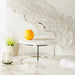 Home.Life Round Marble and Metal Buffet Stand-Stand