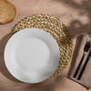 Home.Life Round Seagrass Placemat Wheat