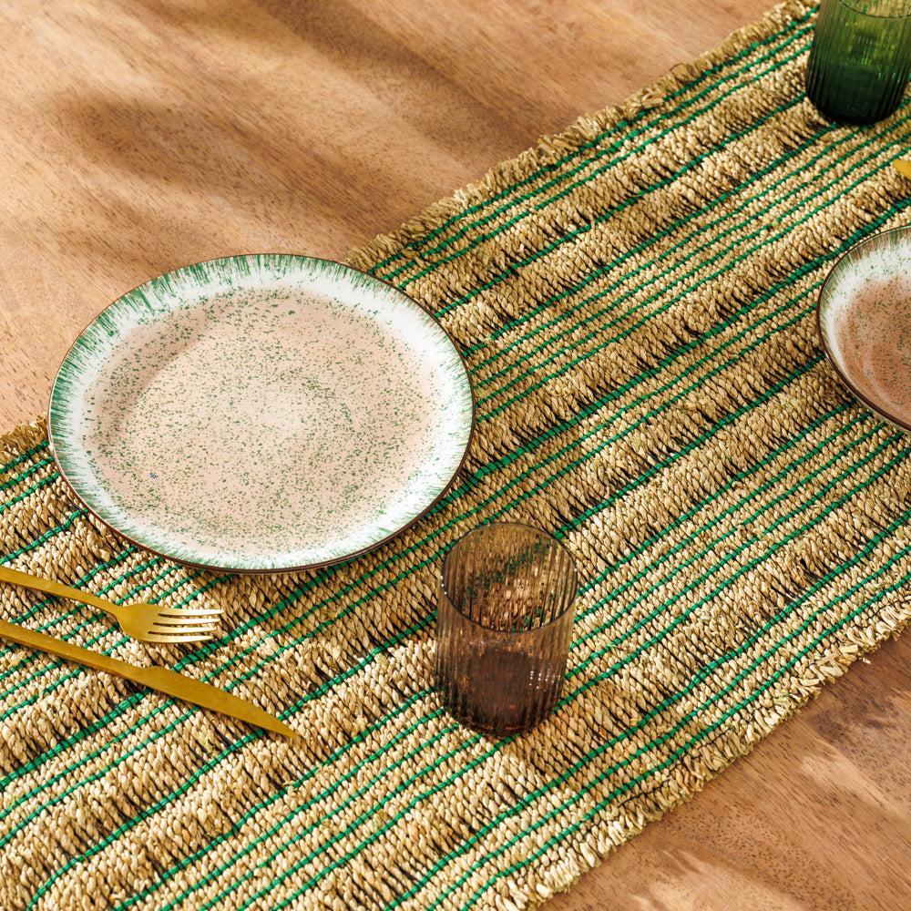 キッチン・食器 table runner 「立涌菊華紋」 帯リメイク 長尺