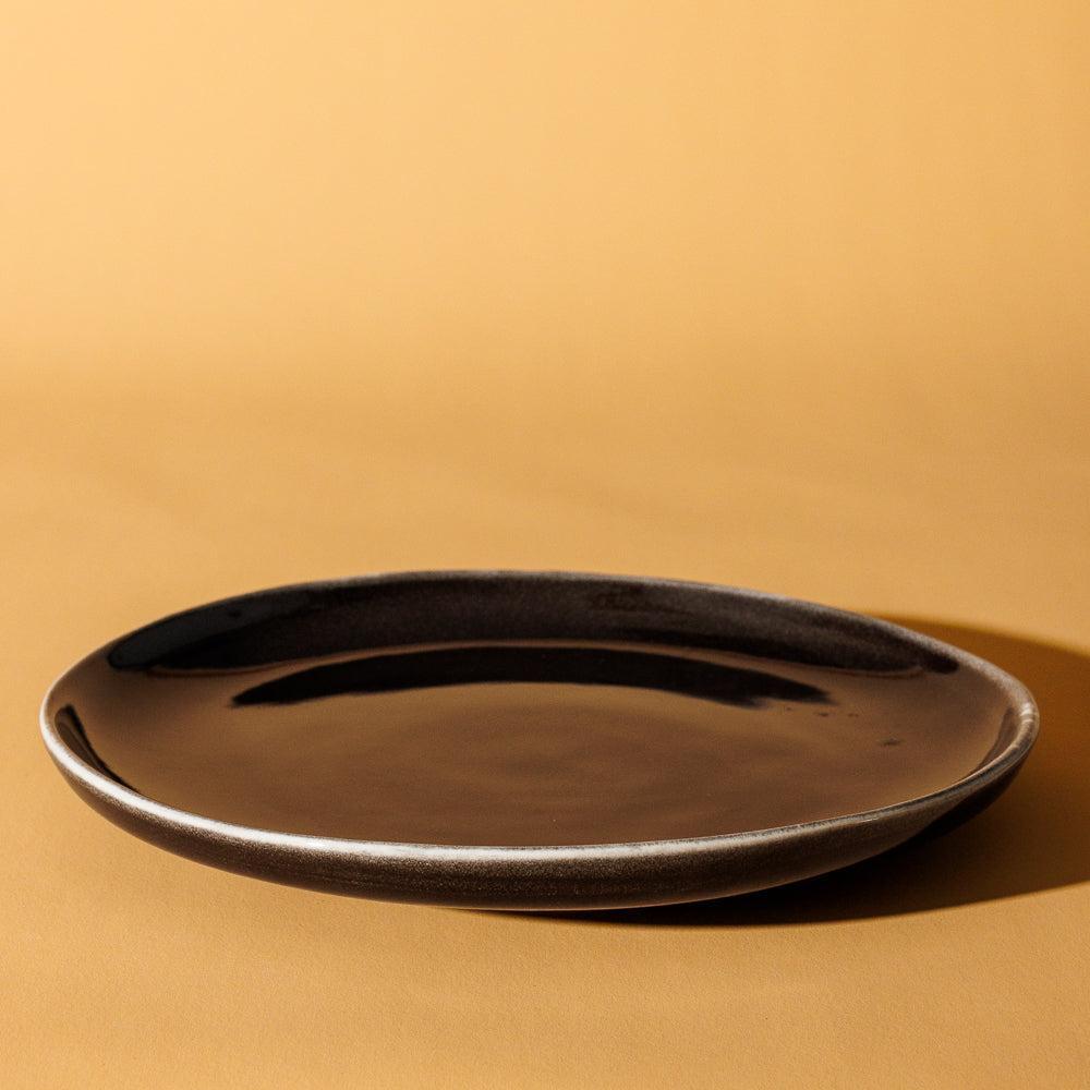 Home.Life Stoneware Dinner Plate Ebony-Plates