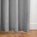 HOME.LIFE Venice Jacquard Eyelet Lined Curtain - Dark Grey-Curtains