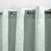 HOME.LIFE Venice Jacquard Eyelet Lined Curtain - Duck Egg-Curtains