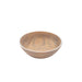 HOME.LIFE Wooden Enamel Rimmed Round Bowl - White-Bowl