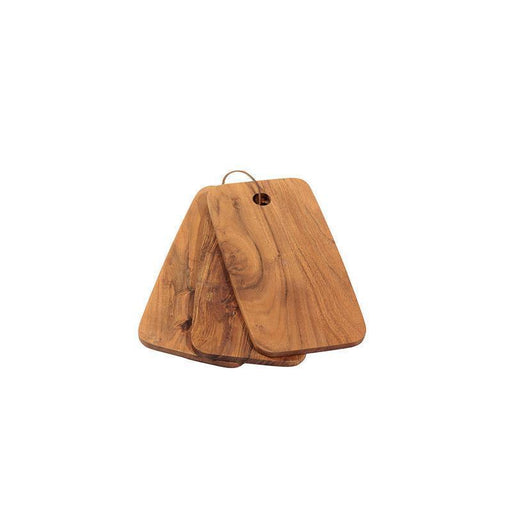 Home.Life Wooden Rectangular Boards with Corner Hole Set of 3-Chopping Boards