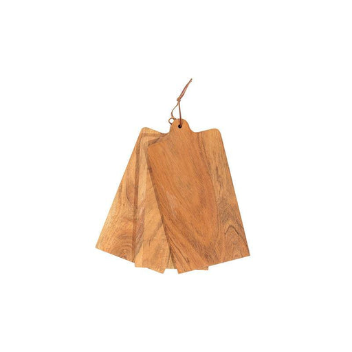 Rectangular Wooden Boards with Hole - Set of 3-Boards