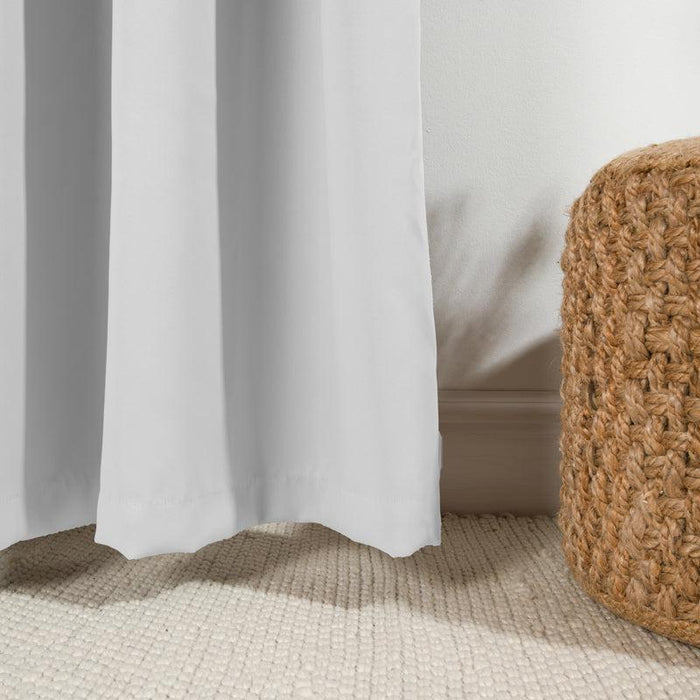 HOME.LIFE Woven Blockout Eyelet Curtain - White