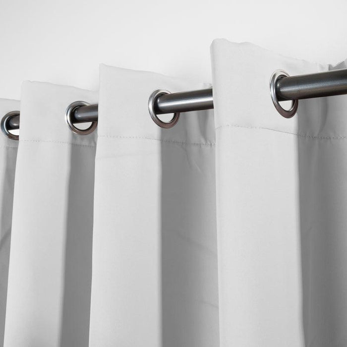 HOME.LIFE Woven Blockout Eyelet Curtain - White
