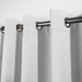 HOME.LIFE Woven Blockout Eyelet Curtain - White