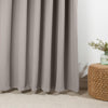 Home.Life Woven Blockout Eyelet Curtain Pewter