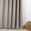 Home.Life Woven Blockout Taped Curtain Pewter