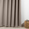Home.Life Woven Blockout Taped Curtain Taupe