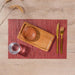 HOME.LIFE Placemat Woven 6 pack - Rust