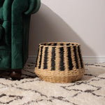 Home.Life Woven Storage Basket Black