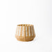 Woven Paper Stripe Basket - Cream-Basket