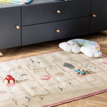 Hopscotch Adventure Carpet Pink