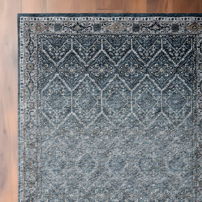 Horizon Printed Silkwhisper Carpet - Navy-CARPET