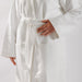 Hotel Luxe Premium Cotton Bathrobe White-Bathrobes