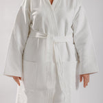 Hotel Luxe Premium Cotton Bathrobe White