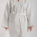 Hotel Luxe Premium Cotton Bathrobe White-Bathrobes