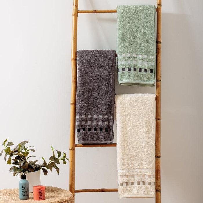 Imported XXL Bath Sheet - Cream-TOWELS