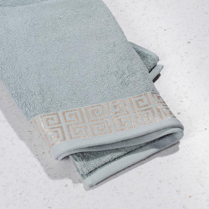 Jacquard Crest Collection Bath Towel Whitehouse Continental Linen jacquard-crest-collection-bath-towel-whitehouse-continental-linen