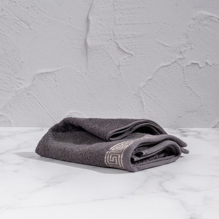 Jacquard Crest Collection Guest Towel