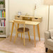 Kelsey Single Desk - Oak-Desks