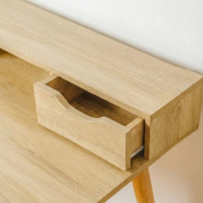 Kelsey Single Desk - Oak-Desks