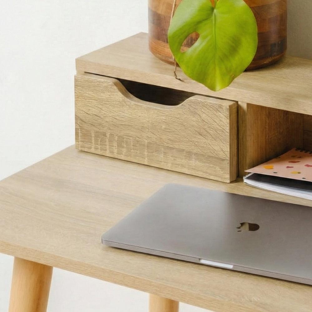 Kelsey Single Desk - Oak-Desks