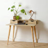 Kelsey Single Desk - Oak