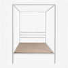 Liam Canopy Bed Gun Metal
