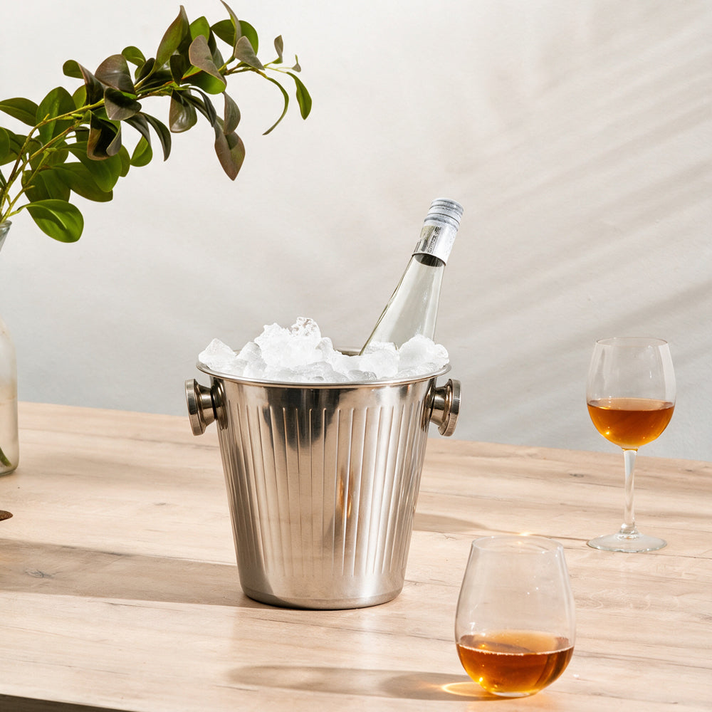 Line Ice Bucket Stainless Steel-Bar Accessories