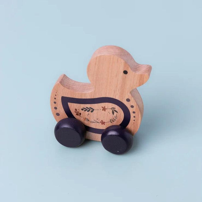 Little Greyton - Bird Push Car