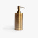 Lotion & Soap Dispenser - Textured Brass-Bathroom Accessories