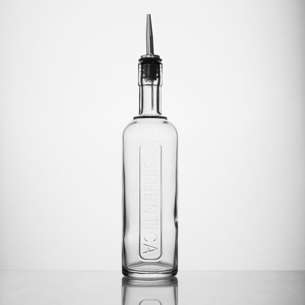 Luigi Bormioli Authentica Glass Bottle with Stainless Steel pourer-Glassware