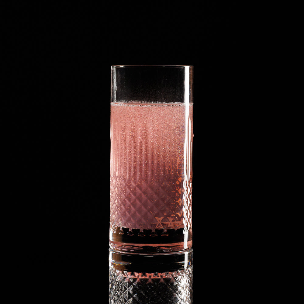 Luigi Bormioli Crystal Hi Ball Glasses Set of 4-Glassware