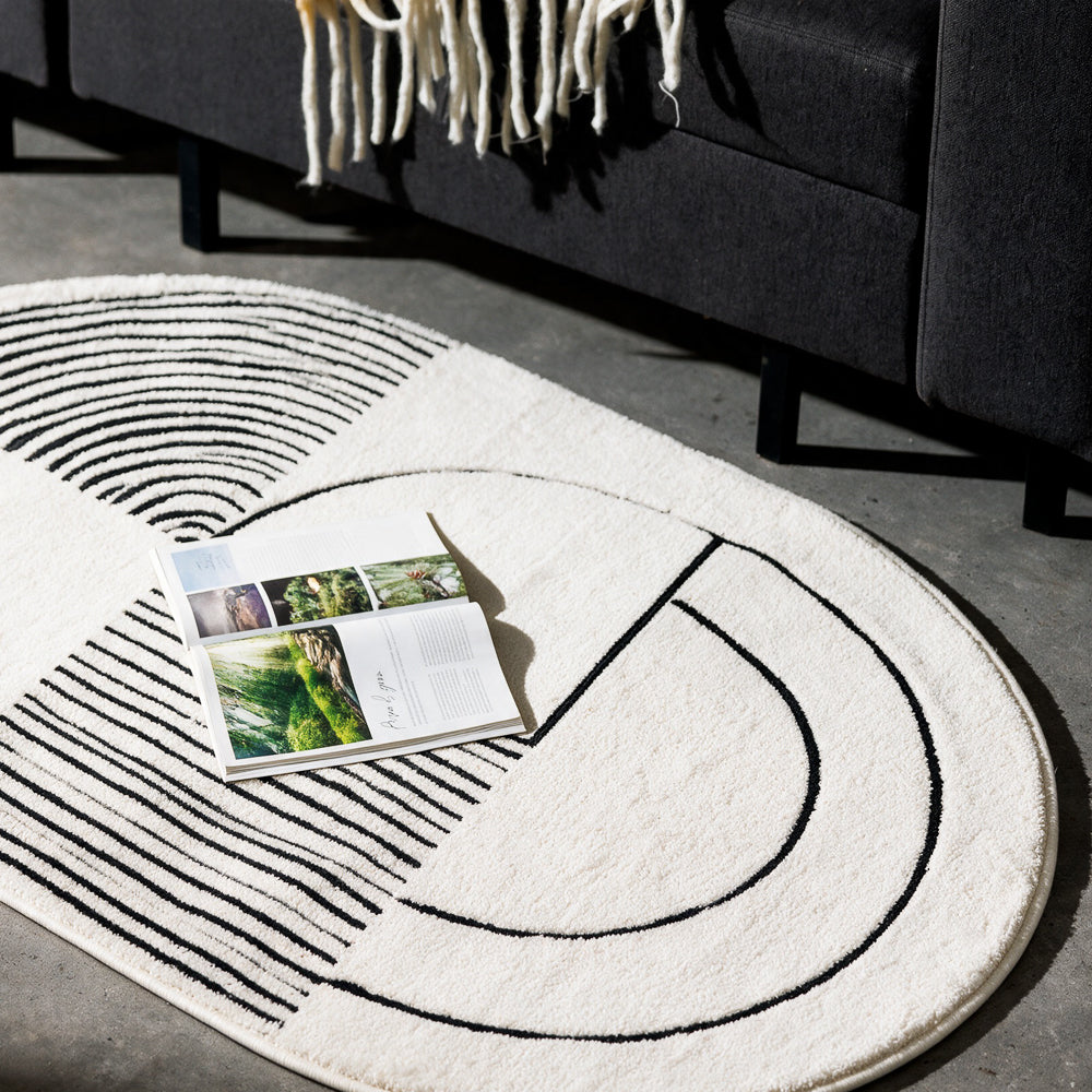 Lune Woven Carpet Monochrome-Carpets/Rugs