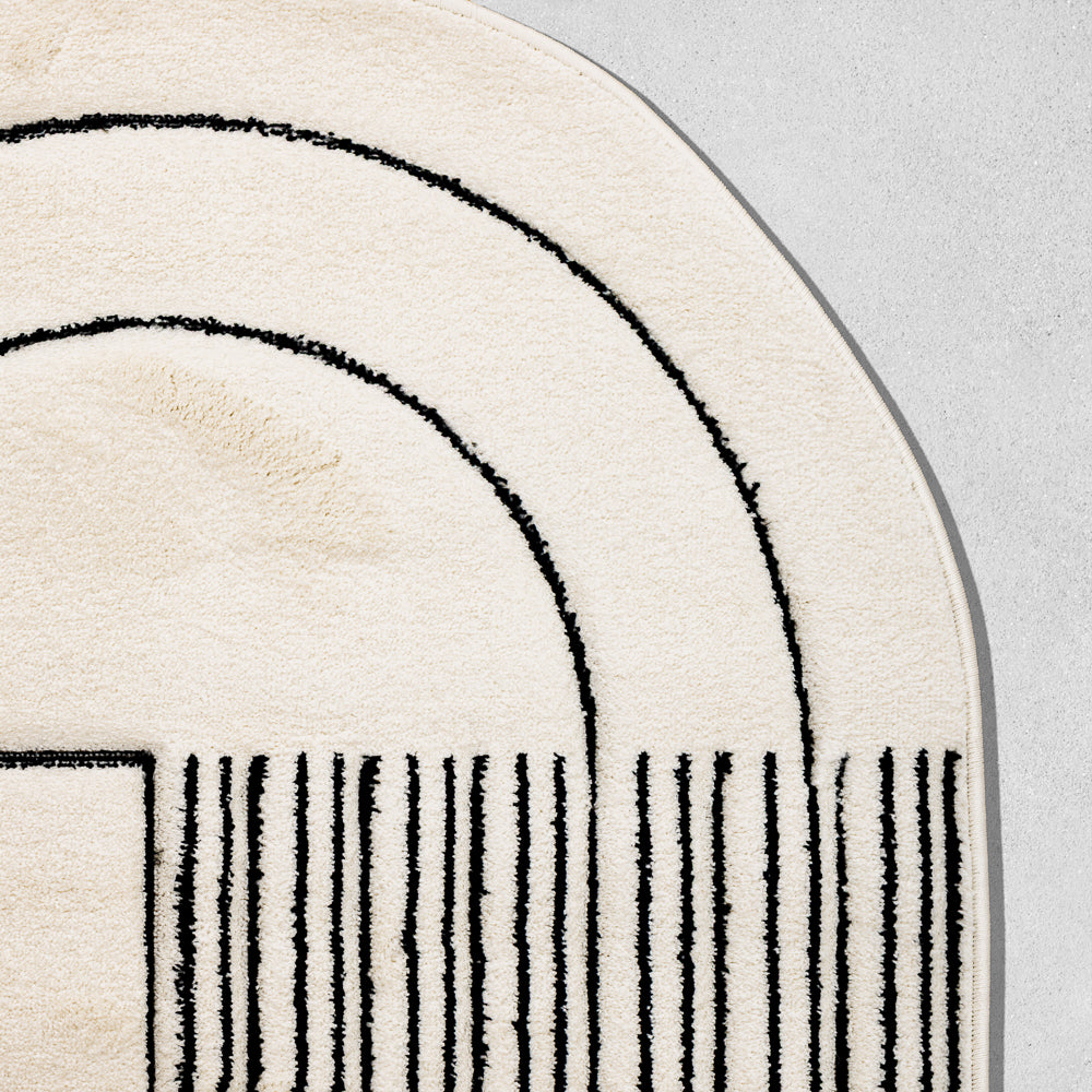 Lune Woven Carpet Monochrome-Carpets/Rugs