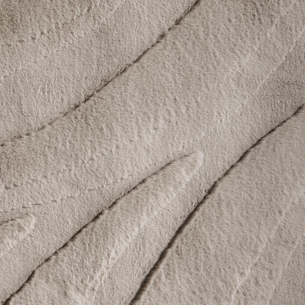 Luxe Aura Rabbit Faux Fur Carpet Sand-Carpets/Rugs