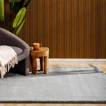 Luxe Rabbit Faux Fur Carpet Light Grey
