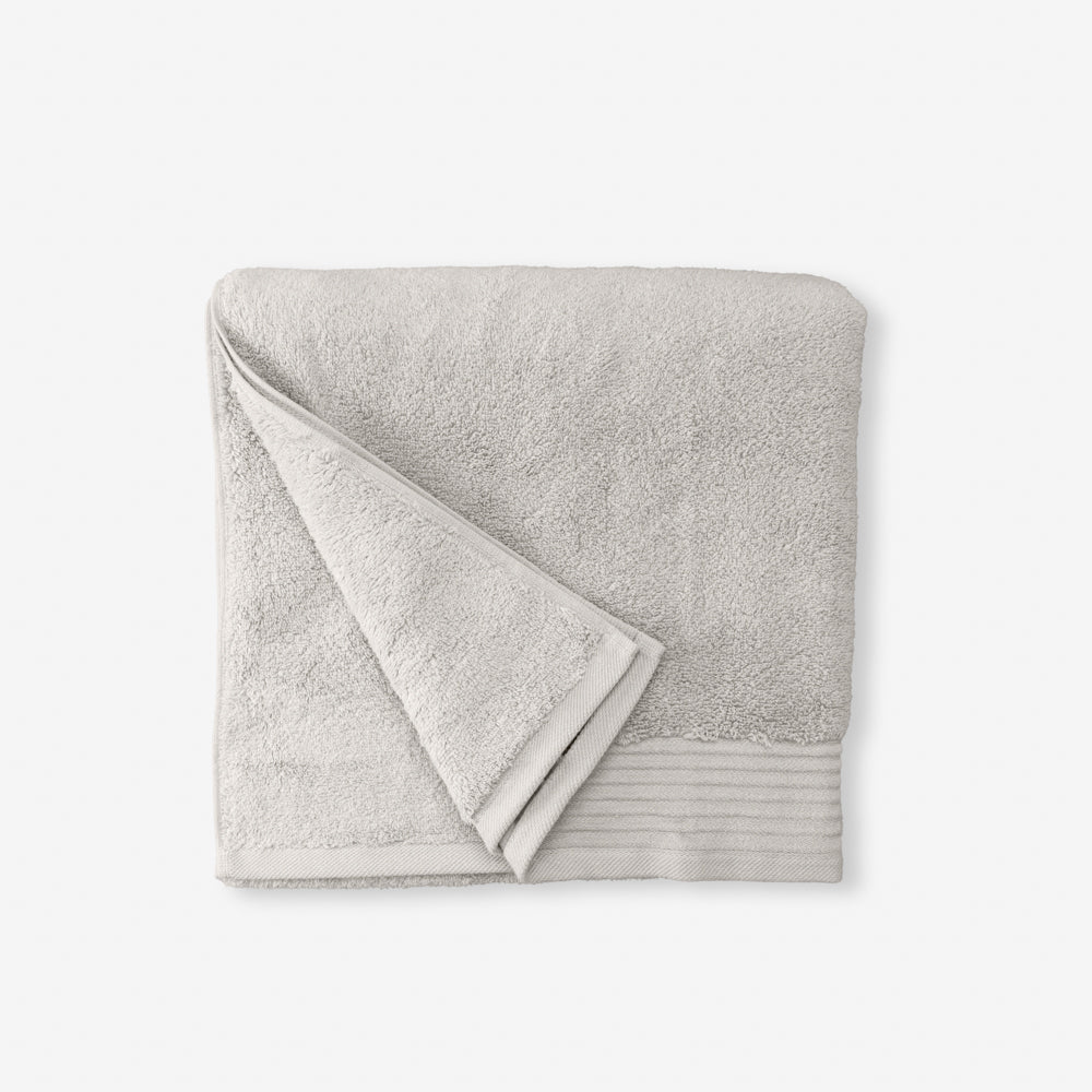 Luxury Egyptian Cotton Zero Twist Towel Light Grey-Towels