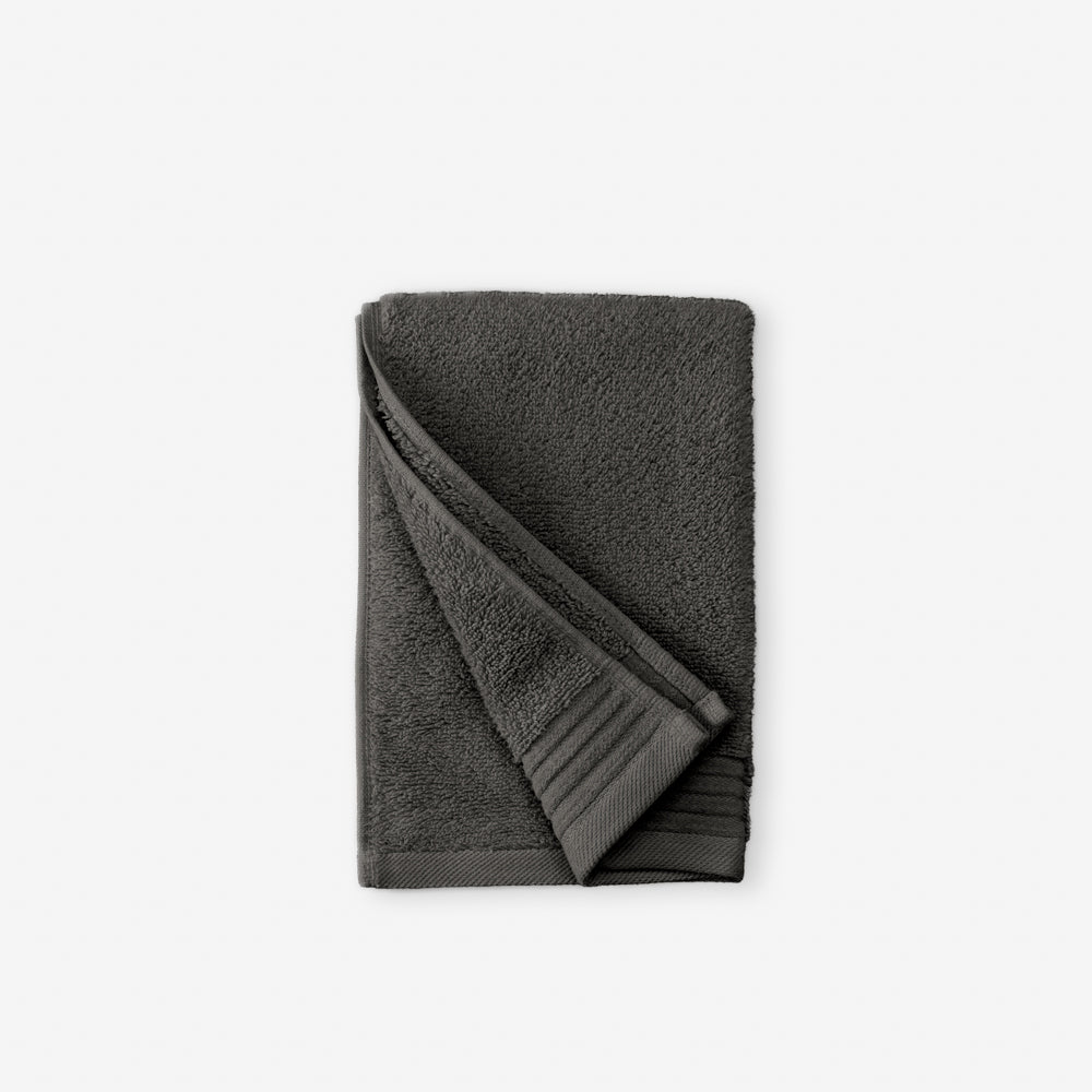 Luxury Egyptian Cotton Zero Twist Towel Steel Grey-Towels