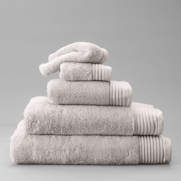 Luxury Egyptian Cotton Zero Twist Towel Light Grey ((WIP))-Towels
