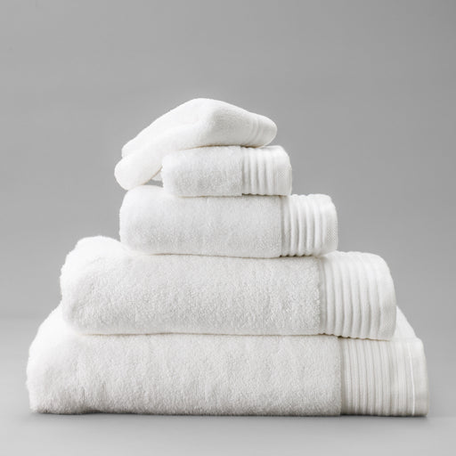 Luxury Egyptian Cotton Zero Twist Towel White ((WIP))-Towels