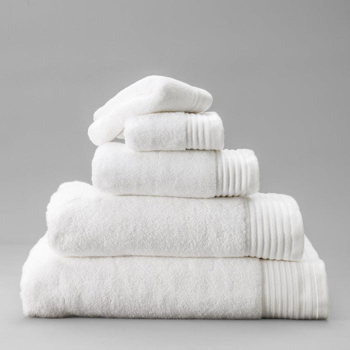 Luxury Egyptian Cotton Zero Twist Towel White ((WIP))-Towels
