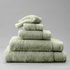 Luxury Egyptian Cotton Zero Twist Towels Moss