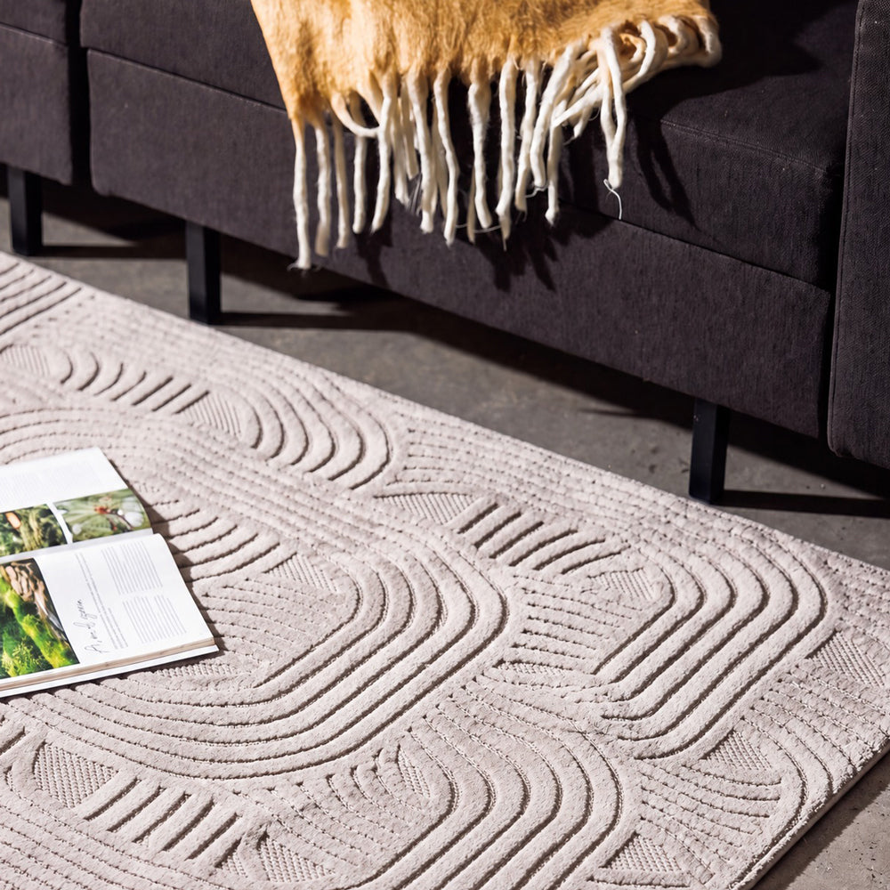 Maison Woven Carpet Grey-Carpets/Rugs