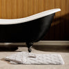 Manhattan Jacquard Memory Foam Bathroom Mat Light Grey 2 Piece