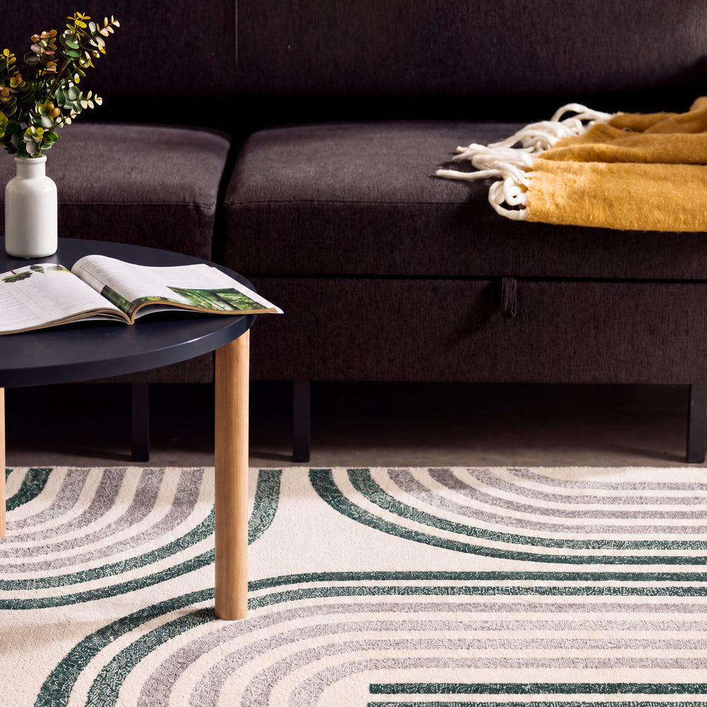 Marseille Woven Carpet Grey-Carpets/Rugs