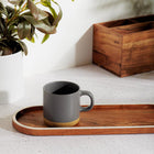 Bottom Rimmed Coffee Mug - Grey-Mugs